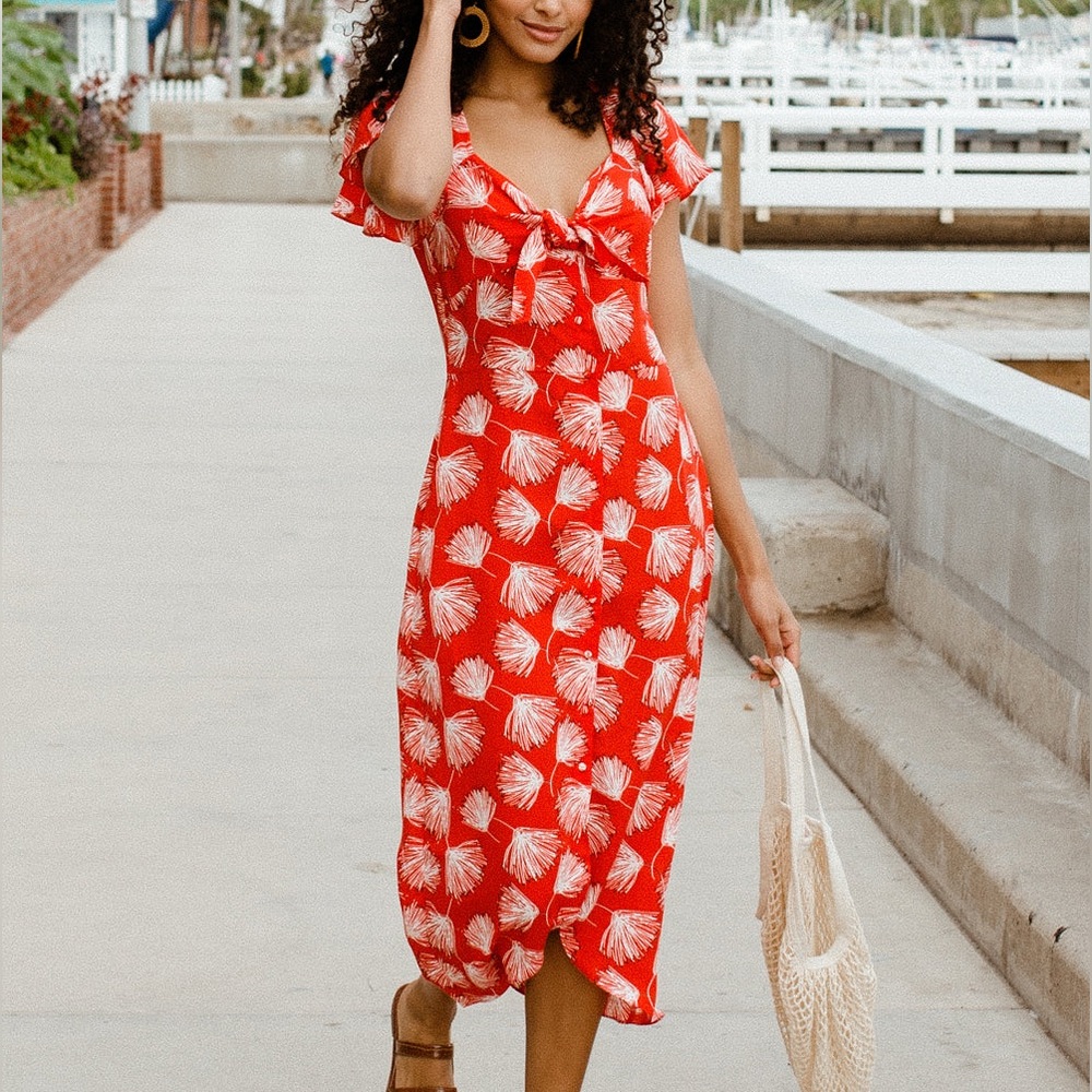 Lucy Paris Floral Print Sheath Dress